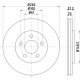 8DD 355 122-381 HELLA Тормозной диск