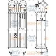 8ML 376 756-741 HELLA Интеркулер