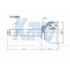 CV-3504 KAVO PARTS Шарнирный комплект, приводной вал