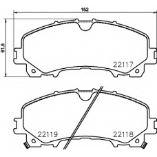 T2426 PAGID Комплект тормозных колодок, дисковый тормоз