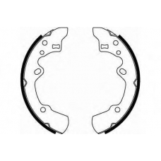 GS8520 TRW Комплект тормозных колодок