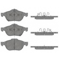 SP 446 PR SCT Комплект тормозных колодок, дисковый тормоз