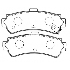 PN-2357 JNBK Колодки тормозные