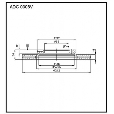 ADC 0305V Allied Nippon Гидравлические цилиндры