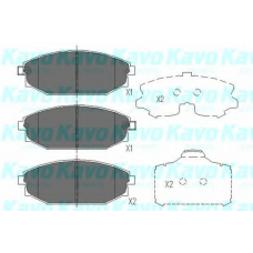KBP-3014 KAVO PARTS Комплект тормозных колодок, дисковый тормоз