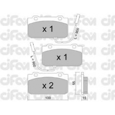 822-040-2 CIFAM Комплект тормозных колодок, дисковый тормоз