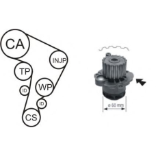 WPK-177701 AIRTEX Водяной насос + комплект зубчатого ремня