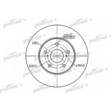 PBD4204 PATRON Тормозной диск
