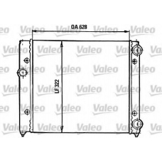 731030 VALEO Радиатор, охлаждение двигателя