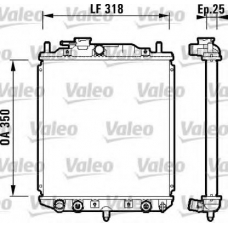 734101 VALEO Радиатор, охлаждение двигателя