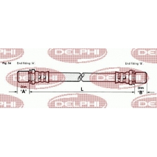 LH2165 DELPHI Тормозной шланг