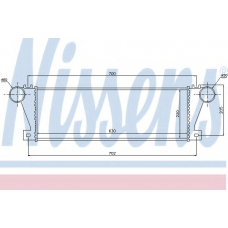 96857 NISSENS Интеркулер