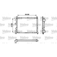 811071 VALEO Радиатор, охлаждение двигателя