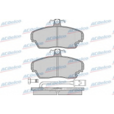 AC058340D AC Delco Комплект тормозных колодок, дисковый тормоз