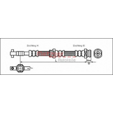 4113304 METZGER Тормозной шланг