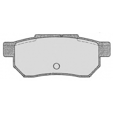 RA.0451.1 RAICAM Комплект тормозных колодок, дисковый тормоз