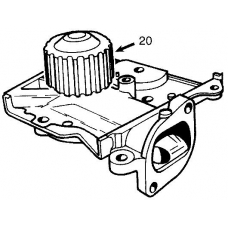 VKPC 94423 SKF Водяной насос