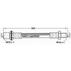 FBH7220 FIRST LINE Тормозной шланг