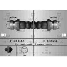 80009 Malo Тормозной шланг