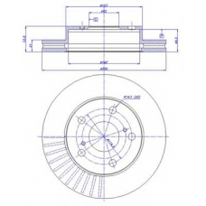 142.983 CAR Тормозной диск