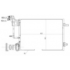 003-016-0002 LORO Конденсатор, кондиционер