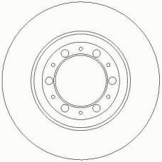 D2459 ROULUNDS Тормозной диск
