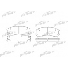 PBP576 PATRON Комплект тормозных колодок, дисковый тормоз