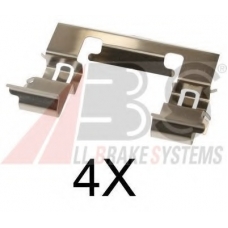 1715Q ABS Комплектующие, колодки дискового тормоза