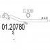01.20780 MTS Труба выхлопного газа