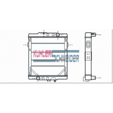 2900901 KUHLER SCHNEIDER Радиатор, охлаждение двигател