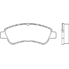 MDK0192 MINTEX Комплект тормозов, дисковый тормозной механизм