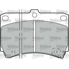 551773 VALEO Комплект тормозных колодок, дисковый тормоз