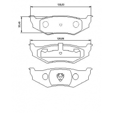 0 986 424 585 BOSCH Комплект тормозных колодок, дисковый тормоз