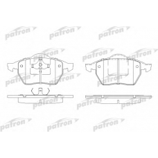 PBP1055 PATRON Комплект тормозных колодок, дисковый тормоз