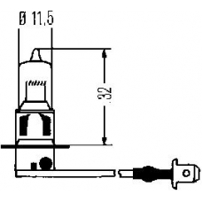 8GH 002 090-151 HELLA Лампа накаливания, основная фара; Лампа накаливани