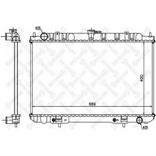 10-25397-SX STELLOX Радиатор, охлаждение двигателя