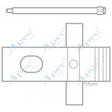 KIT1045 APEC Комплектующие, тормозные колодки