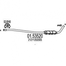 01.53520 MTS Средний глушитель выхлопных газов