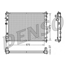 DRM36012 DENSO Радиатор, охлаждение двигателя