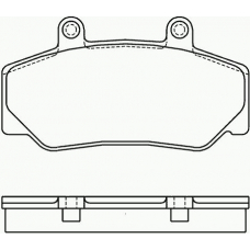 P 86 006 BREMBO Комплект тормозных колодок, дисковый тормоз