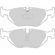 FD6633A NECTO Комплект тормозных колодок, дисковый тормоз