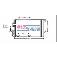 0620011 KUHLER SCHNEIDER Конденсатор, кондиционер