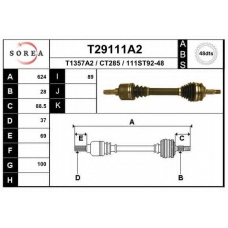 T29111A2 EAI Приводной вал