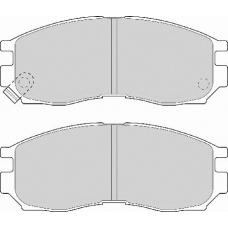 FD6574A NECTO Комплект тормозных колодок, дисковый тормоз