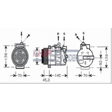 8410791 KUHLER SCHNEIDER Компрессор, кондиционер