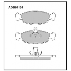 ADB01101 Allied Nippon Тормозные колодки