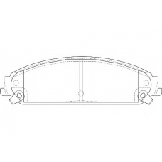 WBP24164A WAGNER LOCKHEED Комплект тормозных колодок, дисковый тормоз