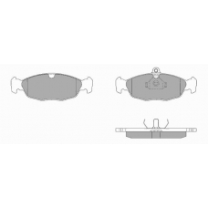 505 SIMER Комплект тормозных колодок, дисковый тормоз