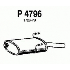 P4796 FENNO Глушитель выхлопных газов конечный