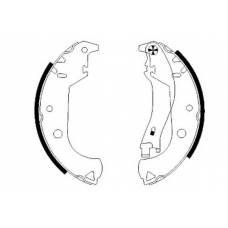 8DB 355 002-611 HELLA Комплект тормозных колодок
